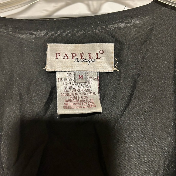 Vintage black beaded jacket - Picture 2 of 3